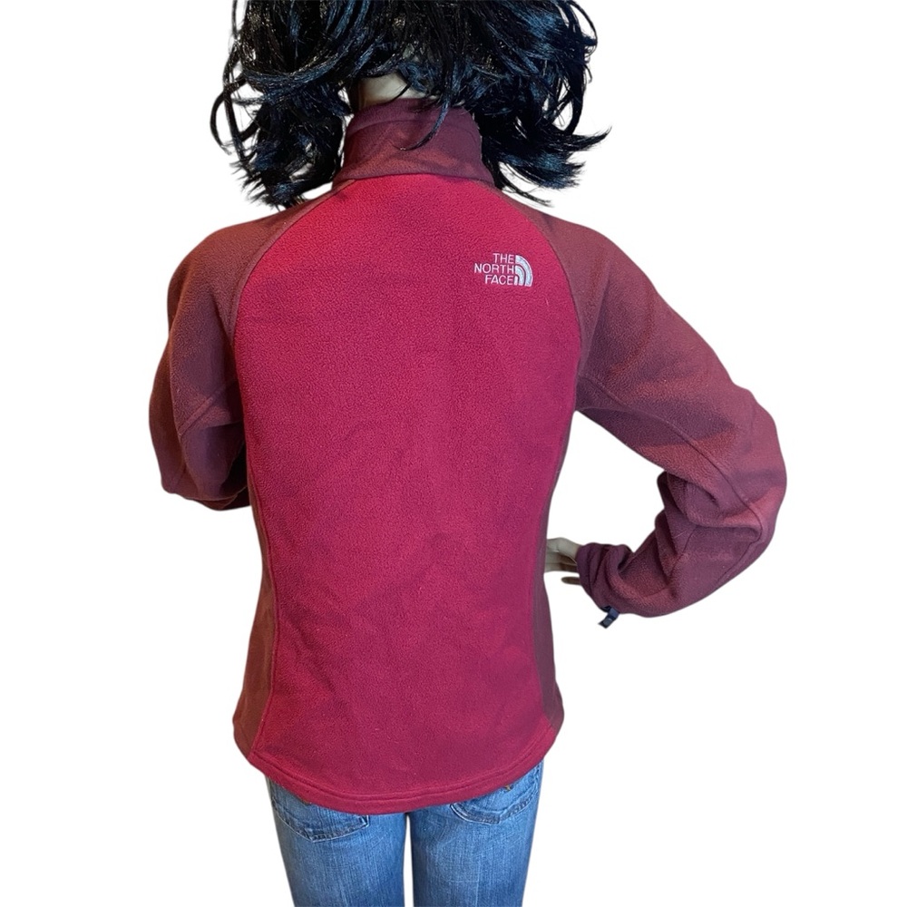 Women's The North Face Fleece Khumbu Jacket 2-Tone Purple Pink Active Size Small - Picture 4 of 5